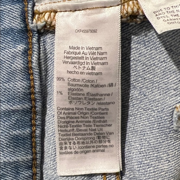 Madewell Perfect Vintage Jeans in Fiore Wash - Light Blue Size 29 - Picture 10 of 11